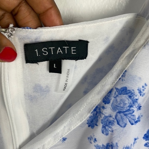 NWT 1.State Fruffle Cami Wrap Blouse - Picture 4 of 6